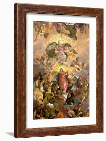 The Assumption of the Virgin-Paolo Veronese-Framed Giclee Print