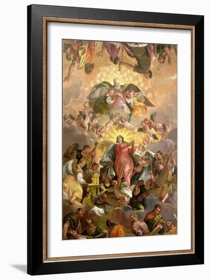 The Assumption of the Virgin-Paolo Veronese-Framed Giclee Print