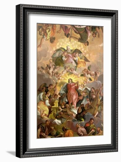 The Assumption of the Virgin-Paolo Veronese-Framed Giclee Print