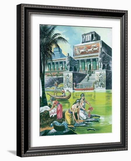 The Assyrian Empire at its Height-Ron Embleton-Framed Giclee Print