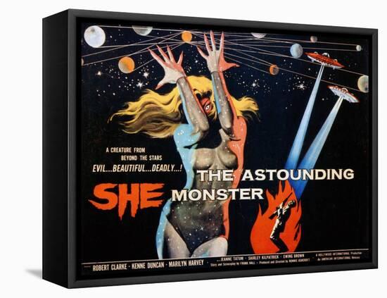 The Astounding She Monster, Shirley Kilpatrick, 1958-null-Framed Stretched Canvas