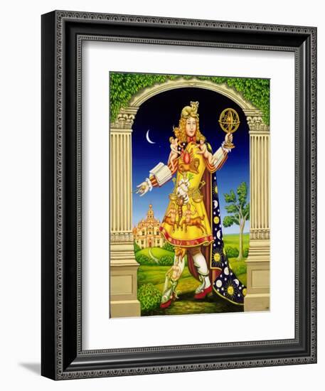 The Astrologer's Garden, 2000-Frances Broomfield-Framed Giclee Print