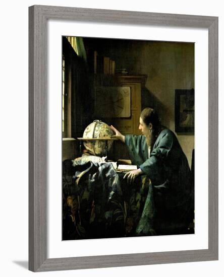 The Astronomer, 1668-Johannes Vermeer-Framed Premium Giclee Print