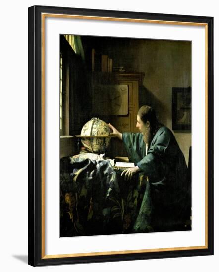 The Astronomer, 1668-Johannes Vermeer-Framed Premium Giclee Print