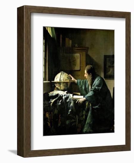 The Astronomer, 1668-Johannes Vermeer-Framed Giclee Print