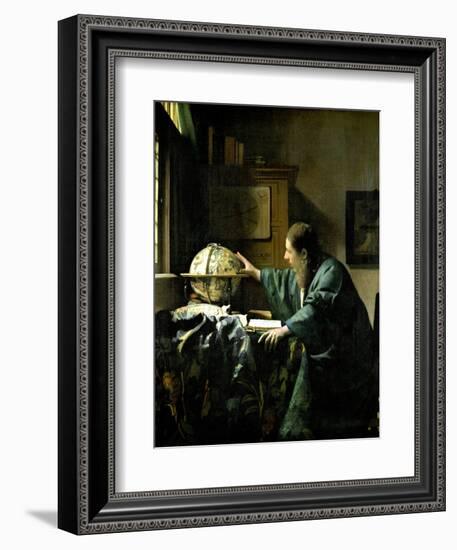 The Astronomer, 1668-Johannes Vermeer-Framed Giclee Print