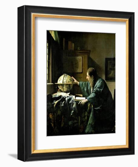 The Astronomer, 1668-Johannes Vermeer-Framed Giclee Print