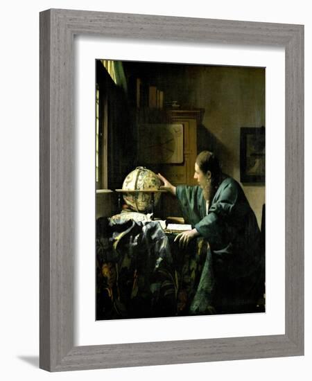 The Astronomer, 1668-Johannes Vermeer-Framed Giclee Print