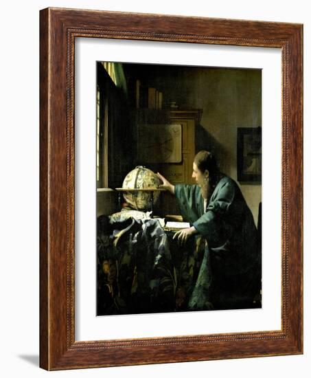 The Astronomer, 1668-Johannes Vermeer-Framed Giclee Print