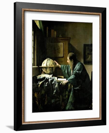 The Astronomer, 1668-Johannes Vermeer-Framed Giclee Print