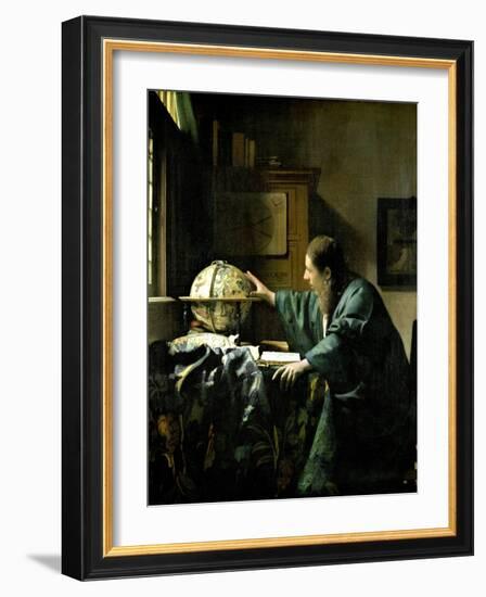 The Astronomer, 1668-Johannes Vermeer-Framed Giclee Print