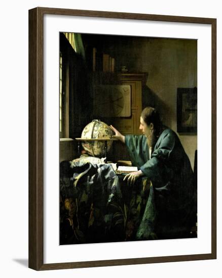 The Astronomer, 1668-Johannes Vermeer-Framed Giclee Print