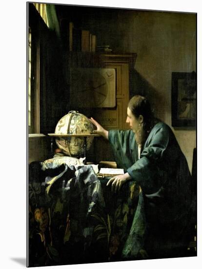 The Astronomer, 1668-Johannes Vermeer-Mounted Giclee Print