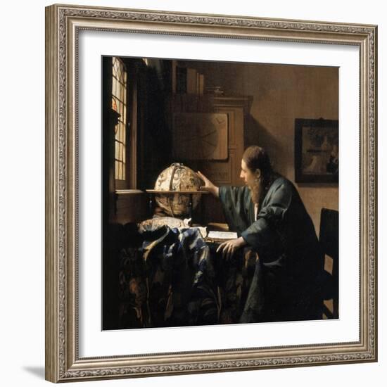 The Astronomer, 1668-Johannes Vermeer-Framed Giclee Print