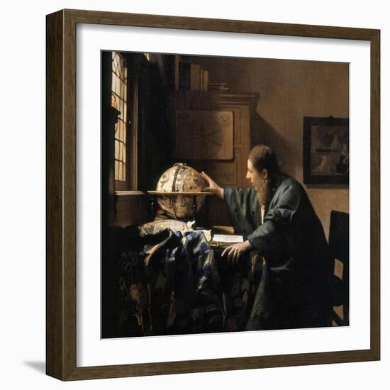 The Astronomer, 1668-Johannes Vermeer-Framed Giclee Print