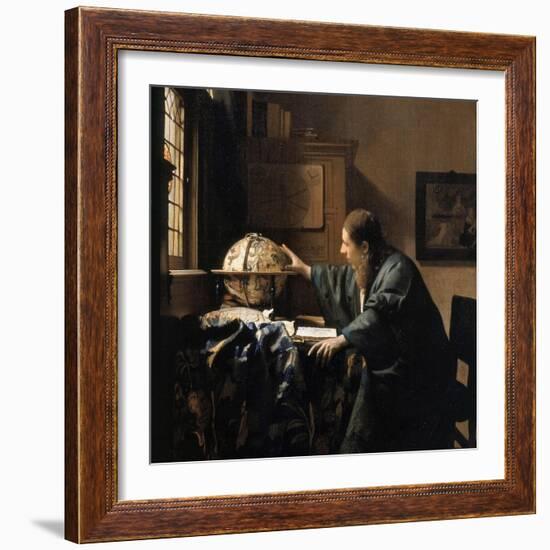 The Astronomer, 1668-Johannes Vermeer-Framed Giclee Print