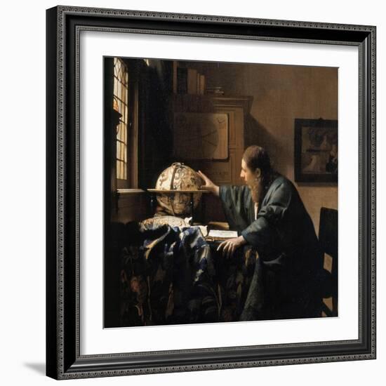 The Astronomer, 1668-Johannes Vermeer-Framed Giclee Print