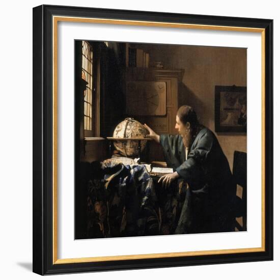 The Astronomer, 1668-Johannes Vermeer-Framed Giclee Print