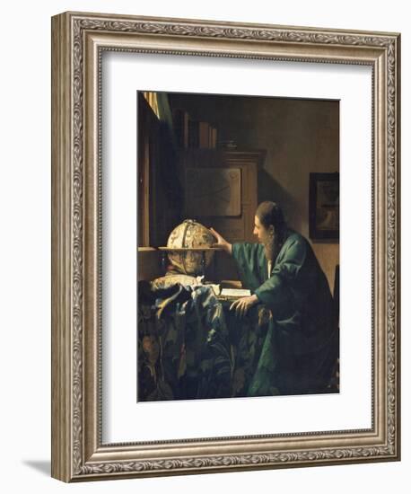 The Astronomer, 1668-Johannes Vermeer-Framed Giclee Print