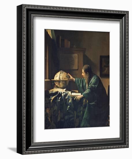 The Astronomer, 1668-Johannes Vermeer-Framed Giclee Print