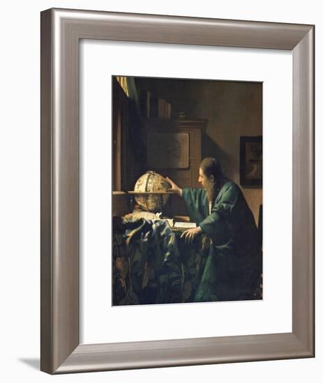 The Astronomer, 1668-Johannes Vermeer-Framed Giclee Print