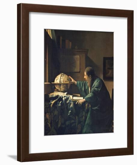 The Astronomer, 1668-Johannes Vermeer-Framed Giclee Print