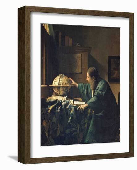 The Astronomer, 1668-Johannes Vermeer-Framed Giclee Print