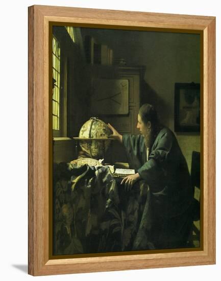 The Astronomer, 1668-null-Framed Premier Image Canvas