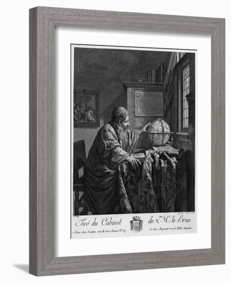 The Astronomer Engraving-null-Framed Giclee Print