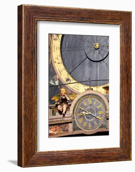 The Astronomical Clock Inside Strasbourg Cathedral, Strasbourg, Bas-Rhin, Alsace, France, Europe-Julian Elliott-Framed Photographic Print