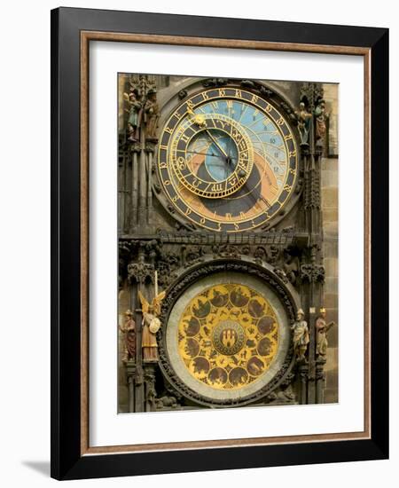 The Astronomical Clock, Prague, Czech Republic-Russell Young-Framed Photographic Print