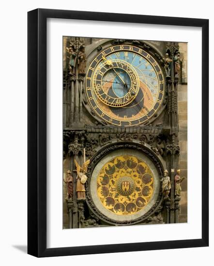 The Astronomical Clock, Prague, Czech Republic-Russell Young-Framed Photographic Print