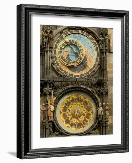 The Astronomical Clock, Prague, Czech Republic-Russell Young-Framed Photographic Print