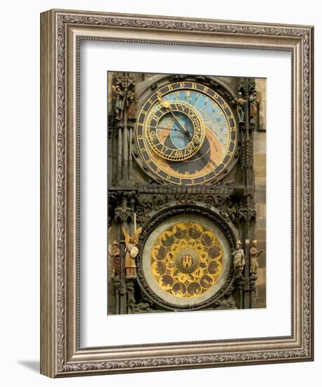 The Astronomical Clock, Prague, Czech Republic-Russell Young-Framed Photographic Print