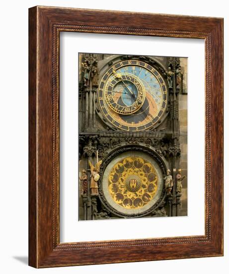 The Astronomical Clock, Prague, Czech Republic-Russell Young-Framed Photographic Print