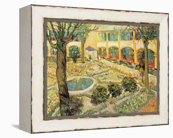 The Asylum Garden at Arles, c.1889-Vincent van Gogh-Framed Premier Image Canvas