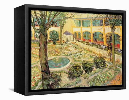 The Asylum Garden at Arles, c.1889-Vincent van Gogh-Framed Premier Image Canvas