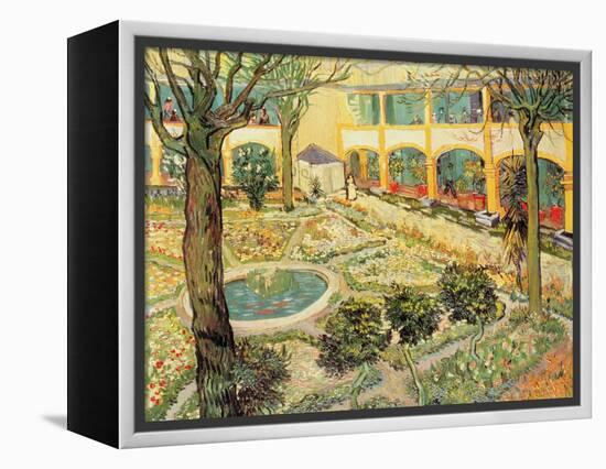 The Asylum Garden at Arles, c.1889-Vincent van Gogh-Framed Premier Image Canvas