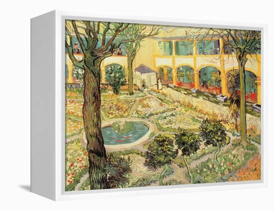 The Asylum Garden at Arles, c.1889-Vincent van Gogh-Framed Premier Image Canvas