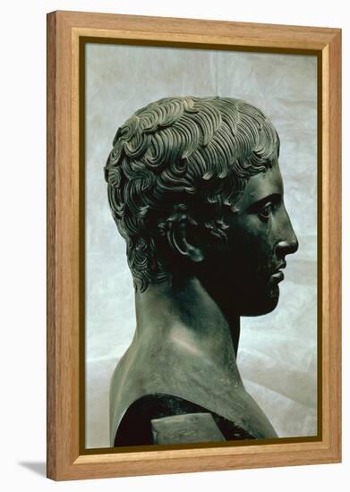 The Athenian Apollo, Lateral View, by Polykleitos-null-Framed Premier Image Canvas