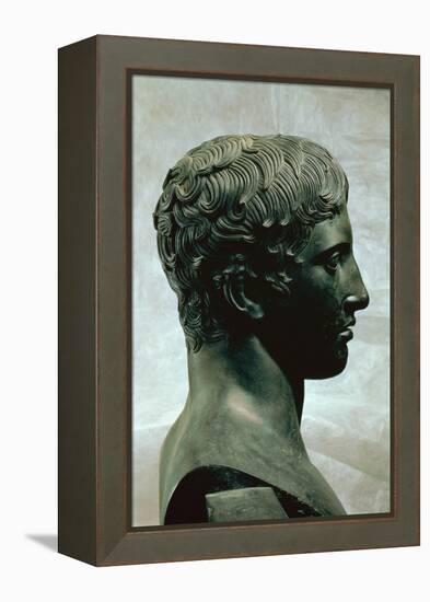 The Athenian Apollo, Lateral View, by Polykleitos-null-Framed Premier Image Canvas