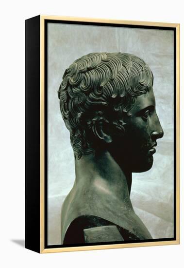 The Athenian Apollo, Lateral View, by Polykleitos-null-Framed Premier Image Canvas