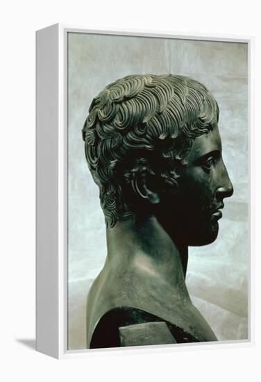 The Athenian Apollo, Lateral View, by Polykleitos-null-Framed Premier Image Canvas