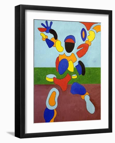 The Athlete, Disintegrating at the Moment of His Triumph, 2007-Jan Groneberg-Framed Giclee Print