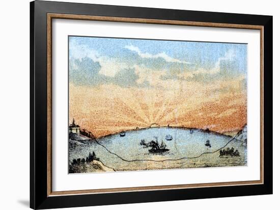 The Atlantic Telegraph, C1878-null-Framed Giclee Print