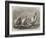 The Atlantic Yacht Race, the Yachts Parting Company at Sea-Edwin Weedon-Framed Giclee Print