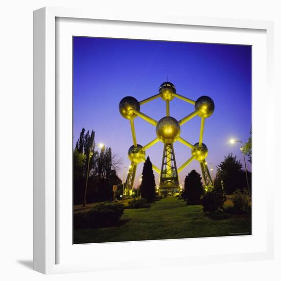 The Atomium, Brussels, Belgium-Roy Rainford-Framed Photographic Print