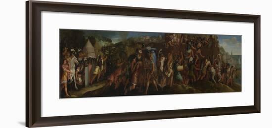 The Attack on Cartagena, after 1566-Giulio Licinio-Framed Giclee Print