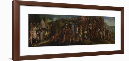 The Attack on Cartagena, after 1566-Giulio Licinio-Framed Giclee Print