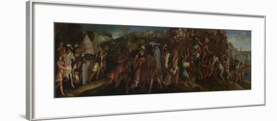 The Attack on Cartagena, after 1566-Giulio Licinio-Framed Giclee Print